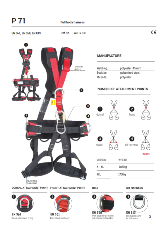 Full Body Harnesses Iratec (M) Sdn Bhd